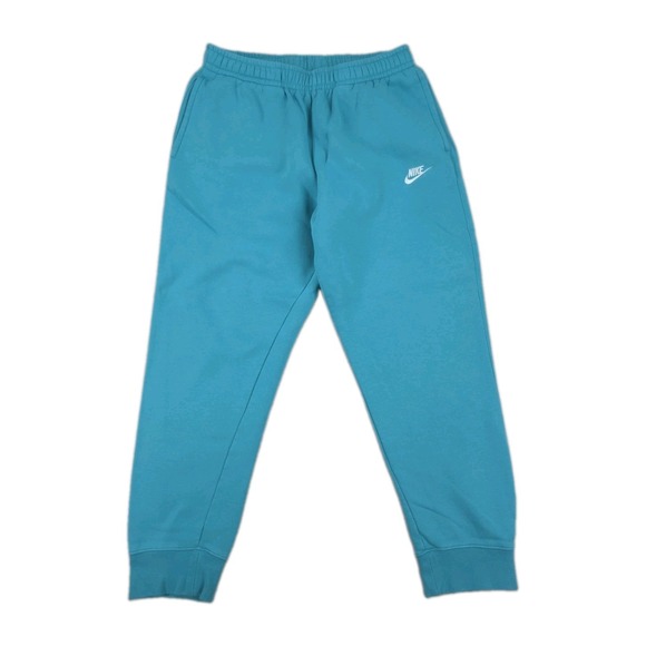 Nike Other - Nike Sportswear Club Fleece Joggers Bright Turquoise Pants Mens Large